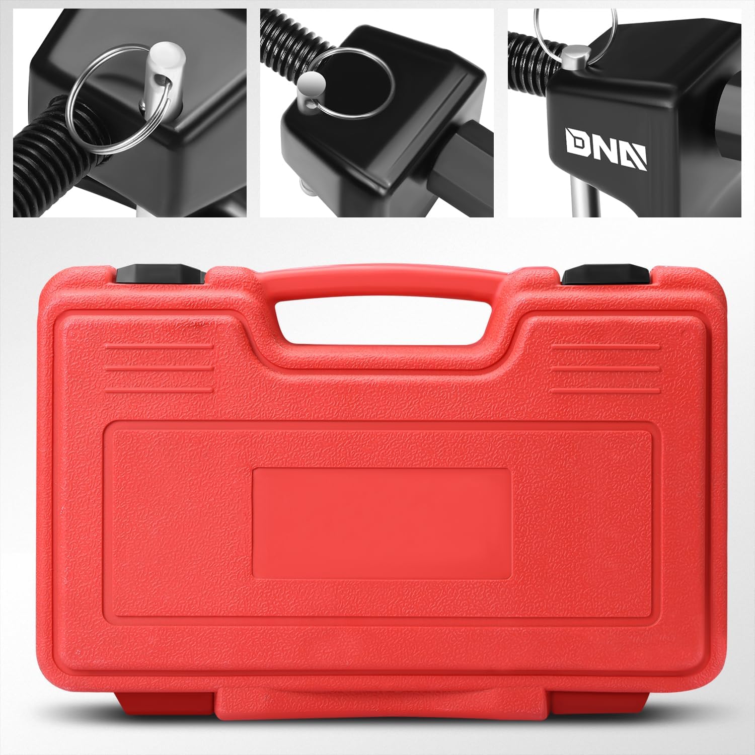 DNA MOTORING Spring Compressor Tool Kit 2-Pack, 11.5" with Locking Pin, for Suspension Work and Compressing Coil Springs - TOOLS-00450