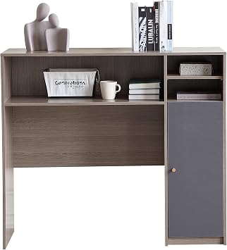 FUNROLUX Folding Table Storage Cabinet, Sideboard, Cabinet, Storage Shelf, Living Room Storage, Side Board Shelf, Cupboard, Dining Room, Decorative Shelf, Entrance Cabinet, Width 47.2 x Depth 15.7 x Height 41.3 inches 120 x 40 x 105 cm Gray