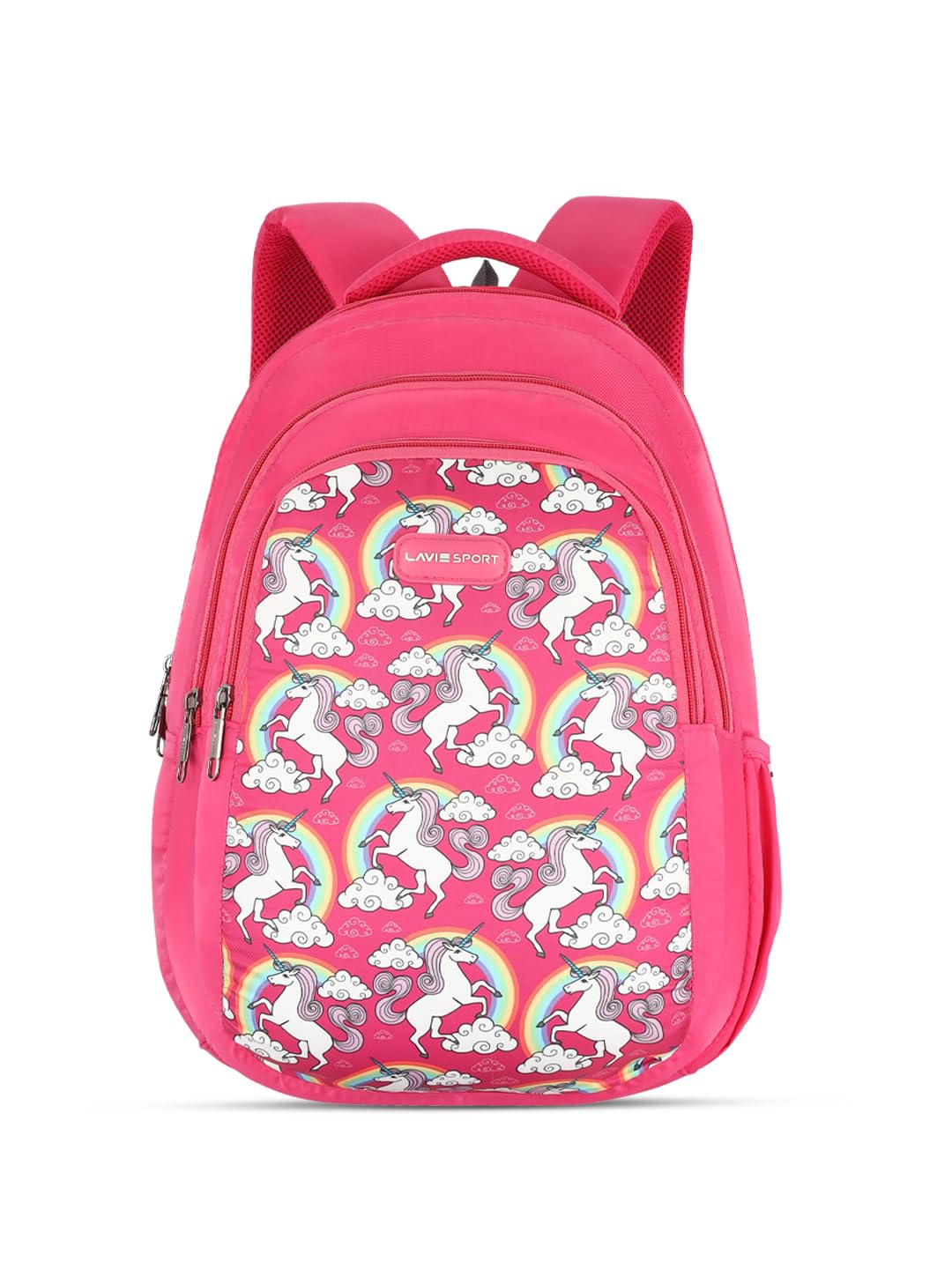 43cm Unicorn Rainbow Printed 26 litres School Backpack for Girls | Stylish and Trendy Casual Backpack-image-7