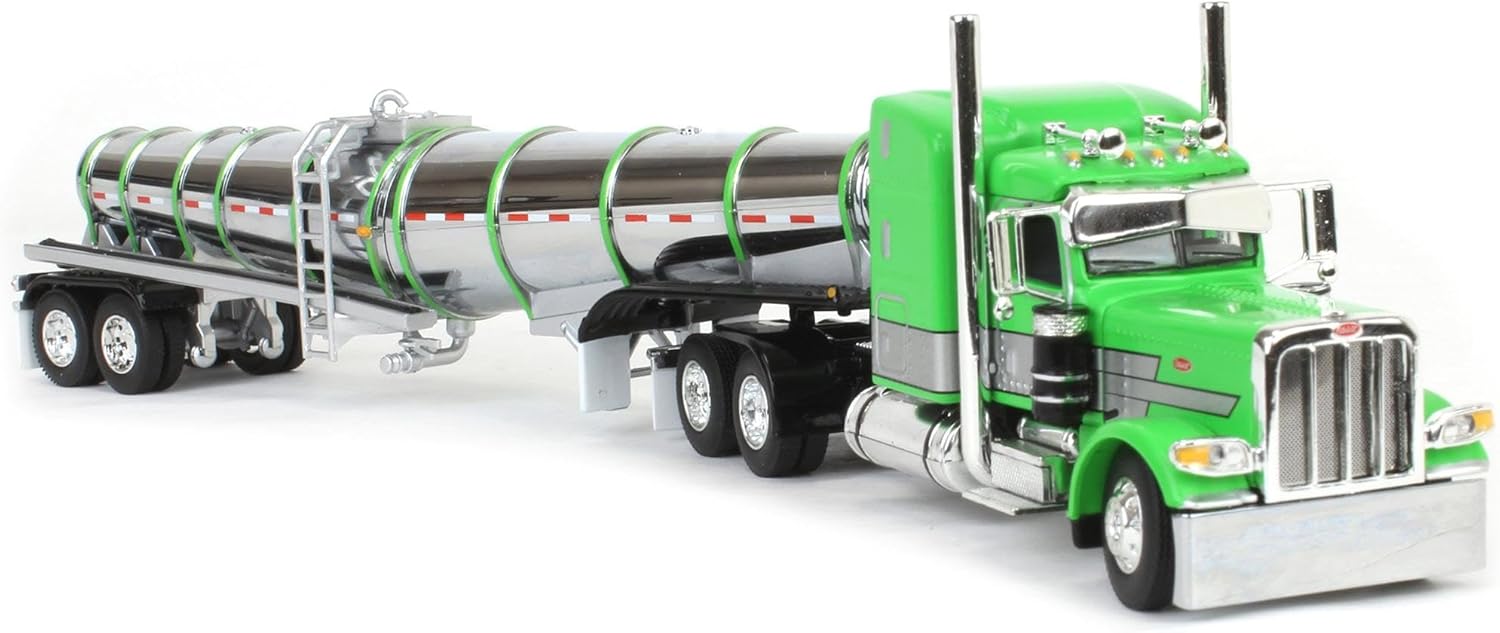 First Gear DCP 1/64 Peterbilt 389 Mid Roof with Polar Deep Drop Trailer 60-1934