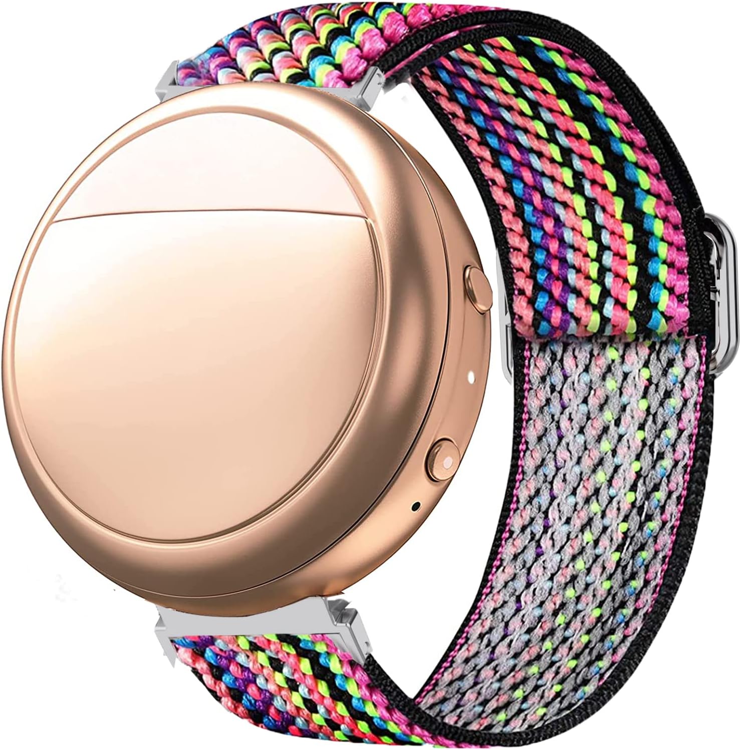 LamshawCompatible for Embr Wave 2 Band, 18mm Stretch Elastics Nylon Adjustable Replacement Strap Accessories Compatible for Embr Wave 2 Thermal Wristband