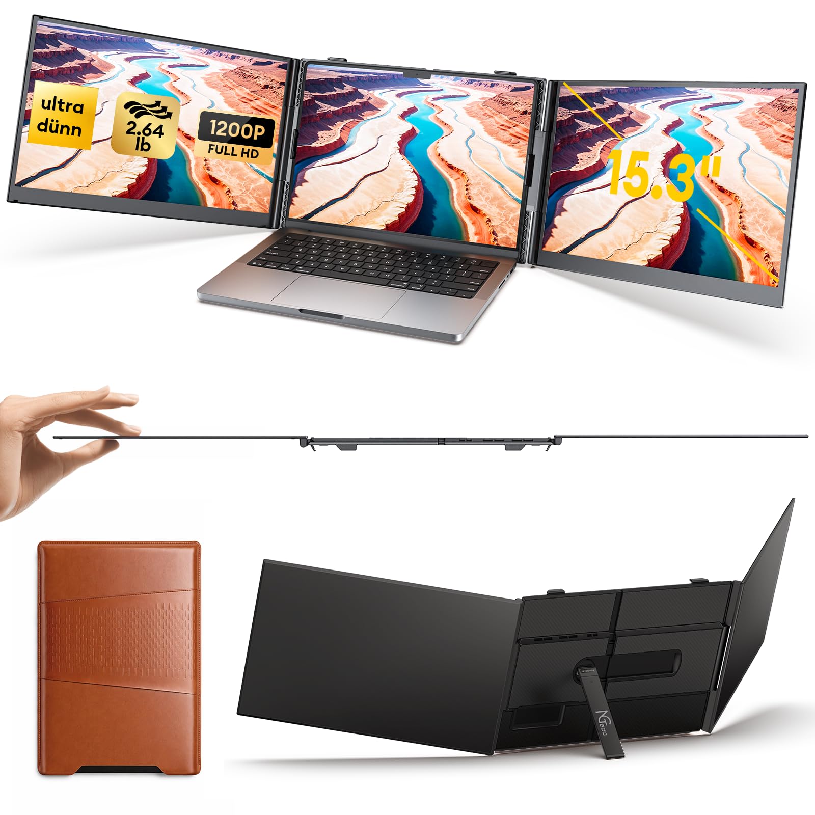NGTeco Laptop Bildschirmverlängerung