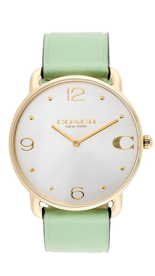 Coach Elliot Qtz Basic Silver Round Dial Women's Watch
