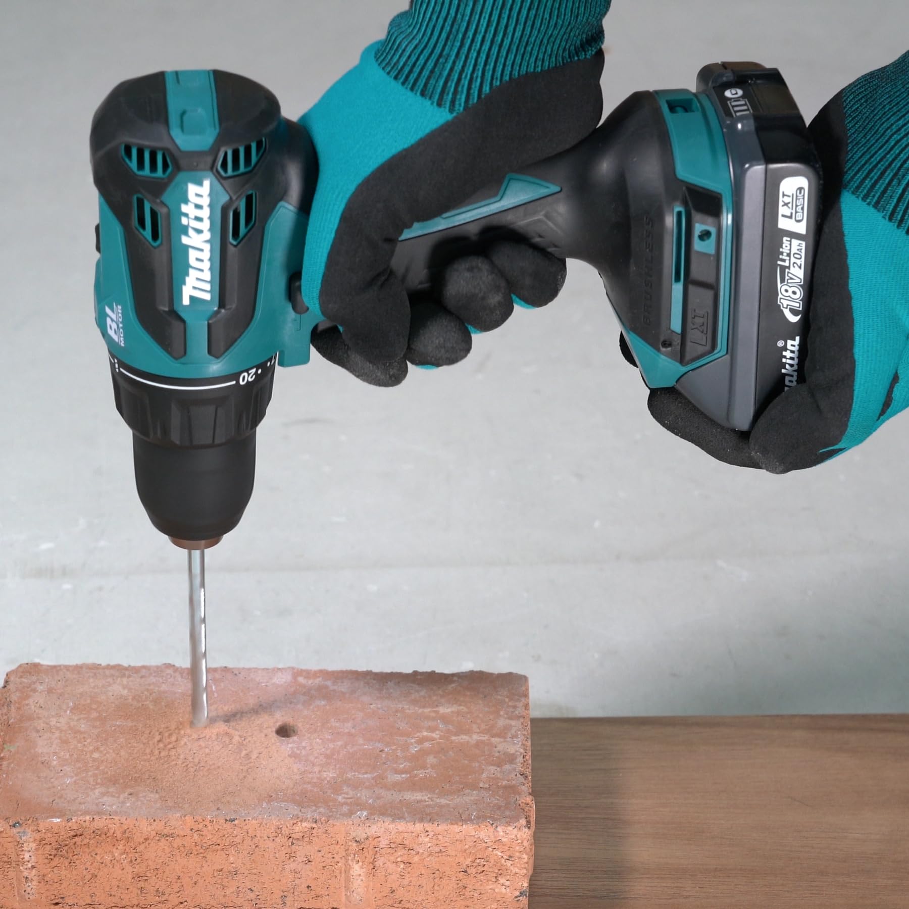 Makita DHP490Z - Taladro combinado sin escobillas LXT de iones de litio de 18 V, baterías y cargador no incluidos