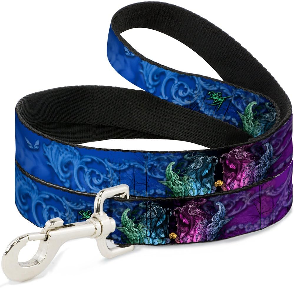 Buckle-Down Dog Leash Tattoo Johnny Bollt Cthulu 6 Feet Long 1.0 Inch Wide, Multicolor (DL-6FT-W32040)