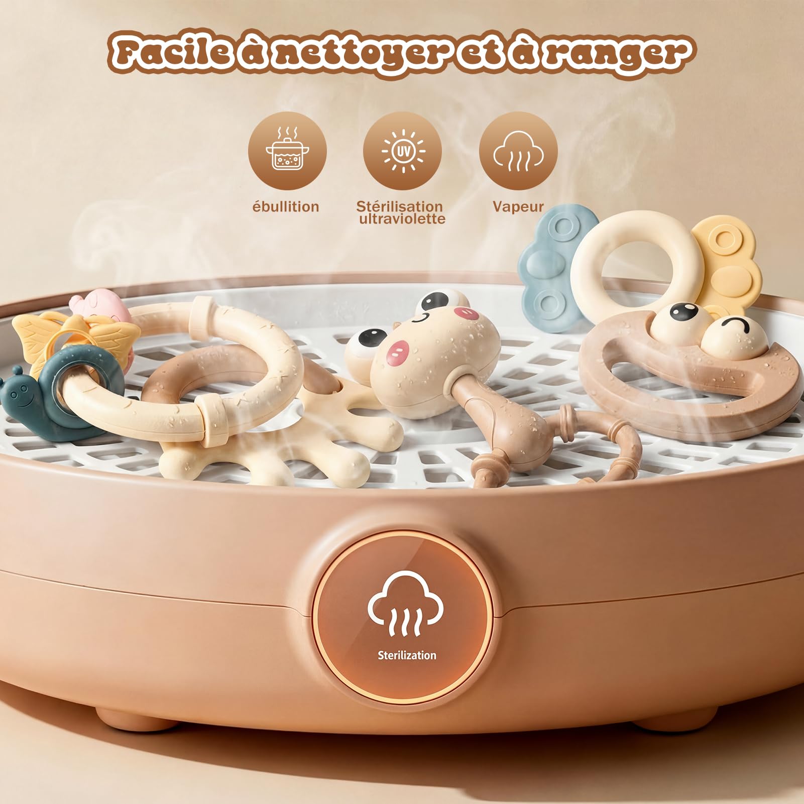 Hochet Bebe 0 3 6 9 12 Mois, Jouet Bebe 0-12 Mois Jeux Eveil Bebe 0 3 6 Mois Jouet Bébé Cadeau 0-6-12 Mois Fille Garçon Jeux Bebe 0-9 Mois Jouet Nouveau Né Garçon Fille Montessori Jeux Bébé