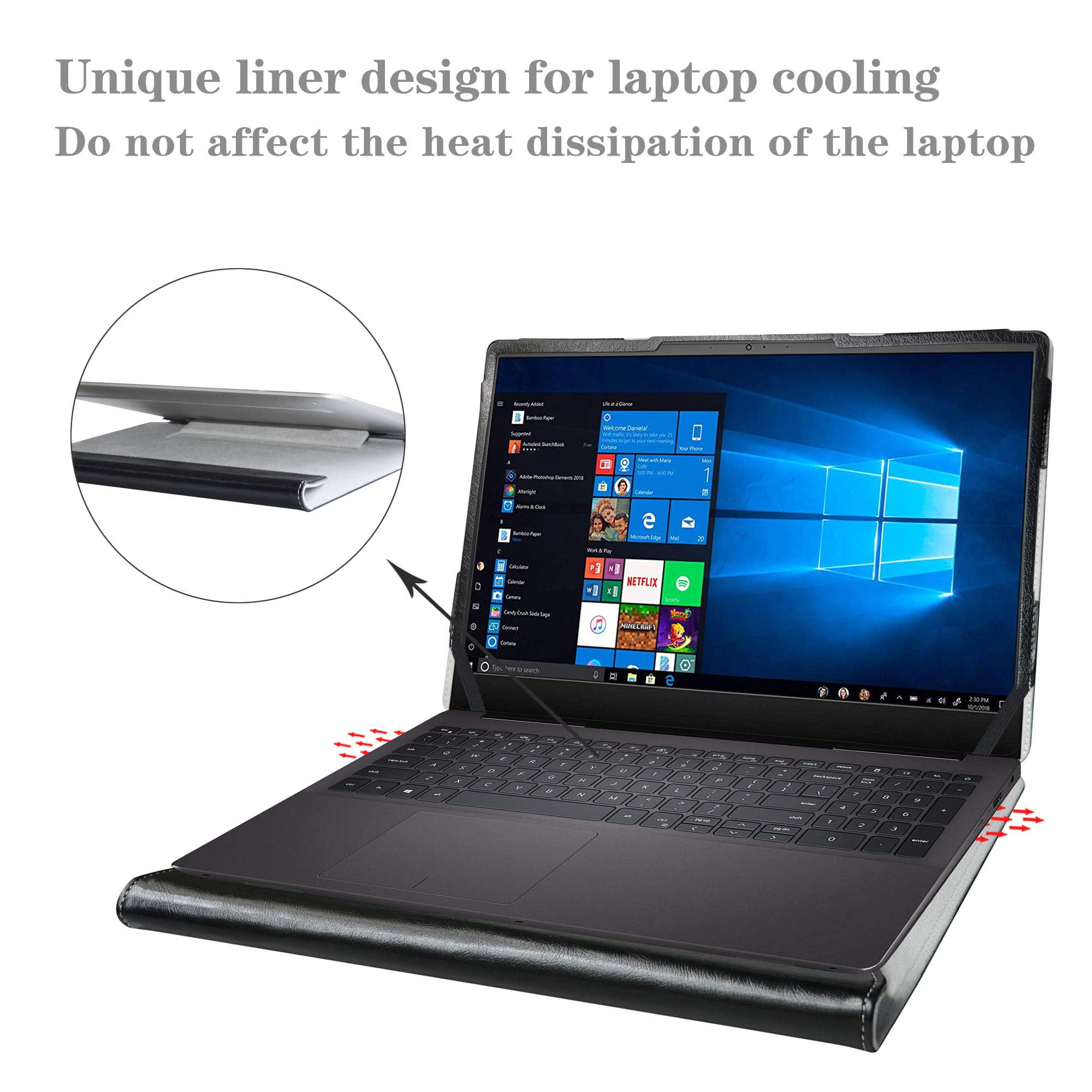 Amazon.co.jp: ノートパソコン ケース for Dell 15 DC15250,Case for