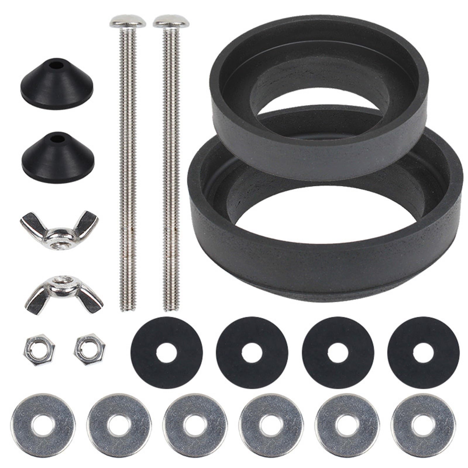 Rgybao Multicolor Universals Toilet Seat Bolts Kits Heavy Duty Toilet Tanks Bolts Replacement For Mounting & Repair Universals Seat Kits