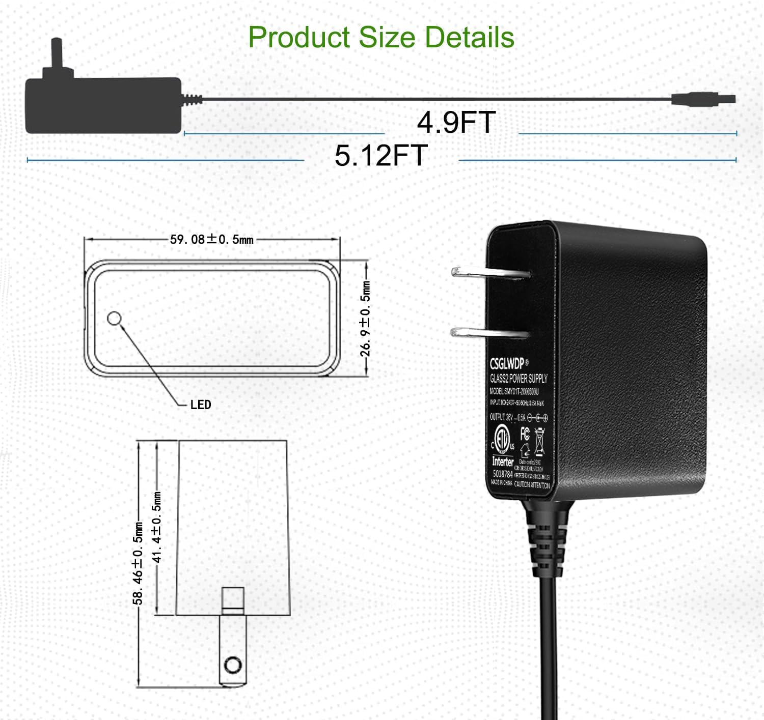 24V Quick Charger Compatible with Snow Joe and Sun Joe iBAT24 and 24VBAT Series Battery, for All iON Battery Models iBAT24-LT, iBAT24-LTE,iBAT24-XR,24VBAT-LT,24VBAT-LTE,24VBAT-XR Charging Cord - Image 6