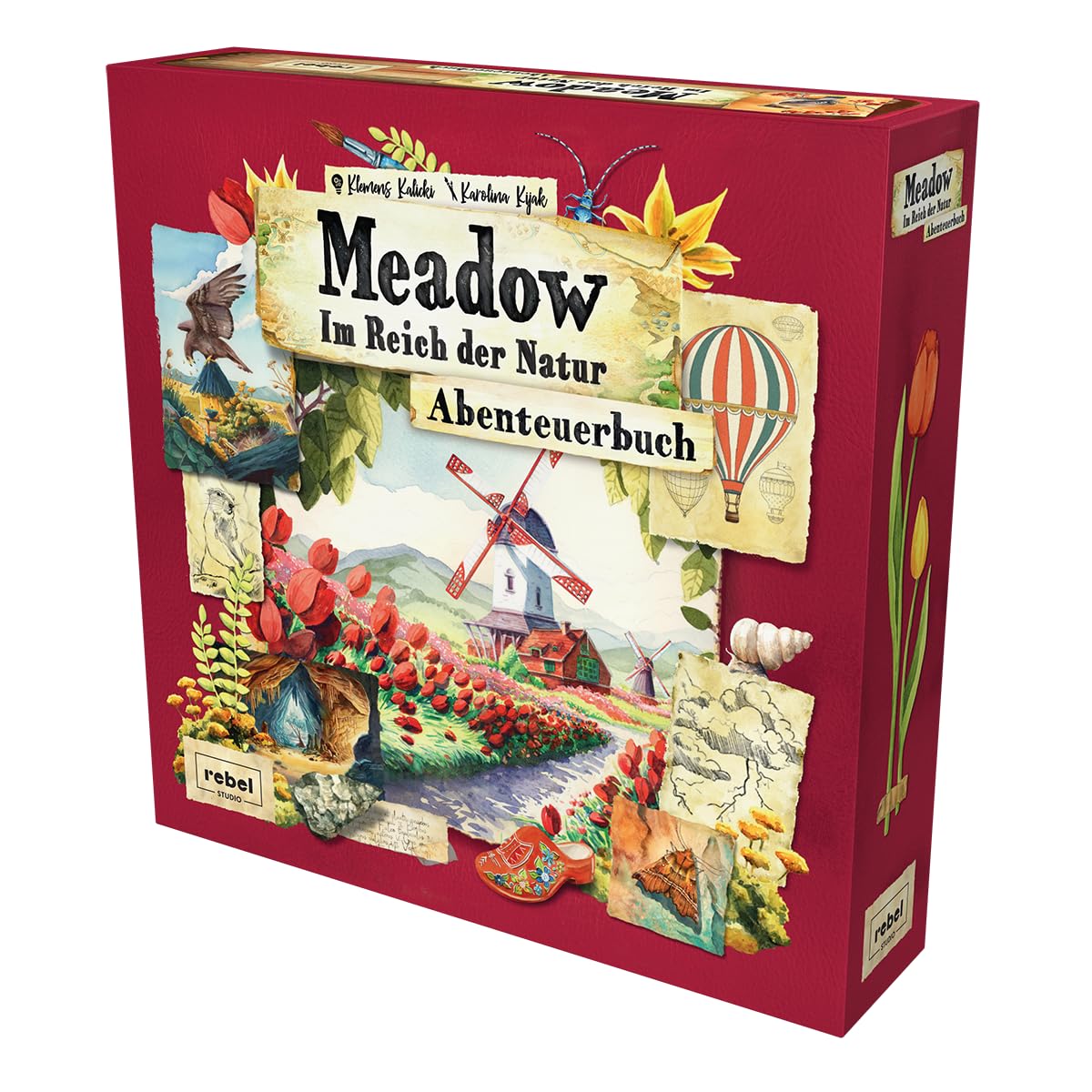 Rebel, Meadow: Nel Regno della Natura – Libro d'Avventura, Espansione, Gioco d'Intenditori, Gioco da tavolo, 1-4 giocatori, Dai 10+ anni, 60-90 minuti, Tedesco