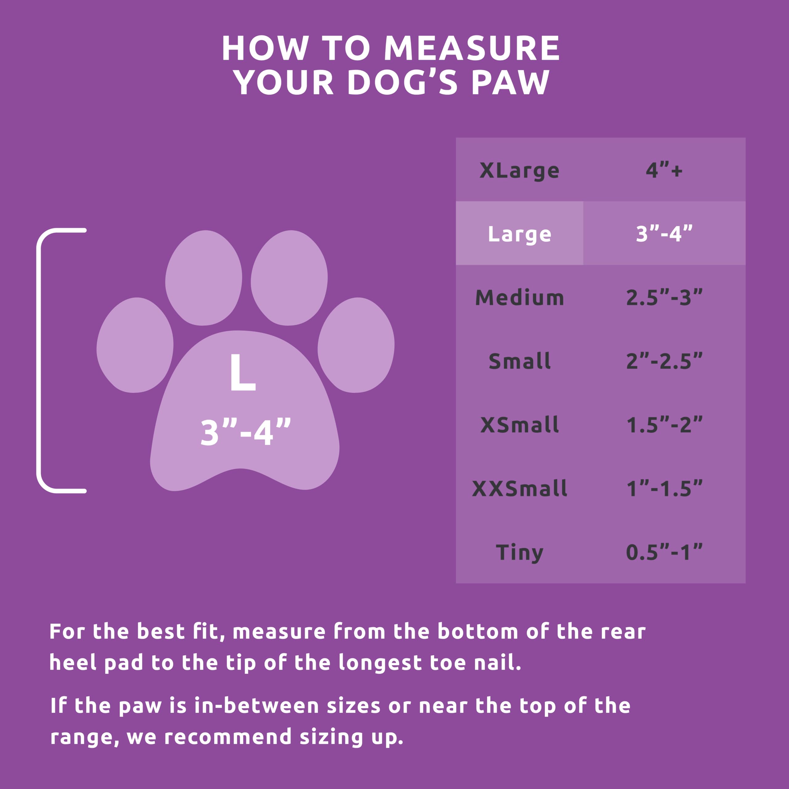 Large Pawz Trwałe buty dla psów na każdą pogodę (12 kozaków)