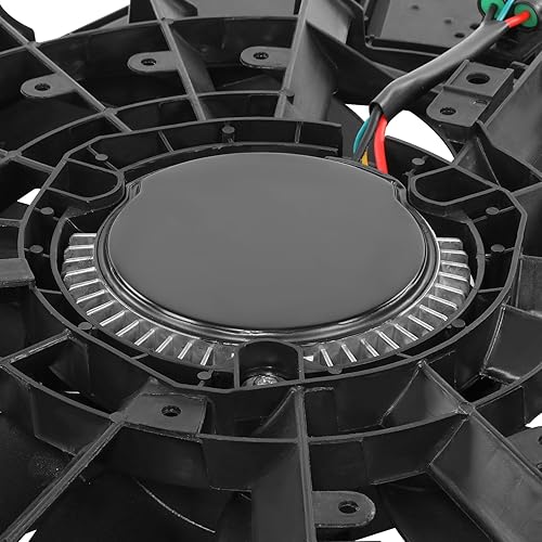 Miniatura 3 de Auto Dynasty JA3115112 Conjunto de ventilador de refrigeración de radiador estilo fábrica compatible con Jaguar F-Pace 3.0L 850W 2017-2019, 12V,