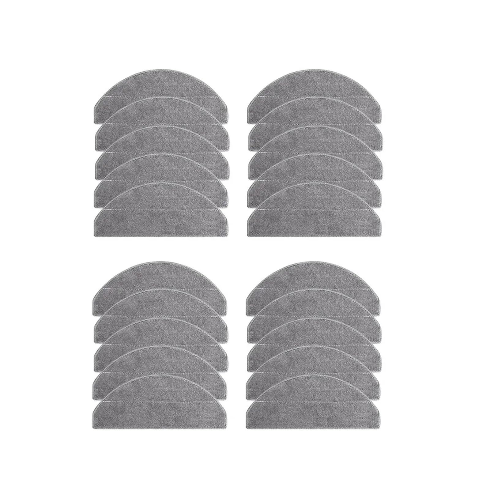 Compatible for Xiaomi，S20 E12 E10 B112 D106 E10C 3C Plus 3C Enhanced C103 Robotic Vacuum Cleaner Washable Mop Cloth Replacement Accessories(20pcs)