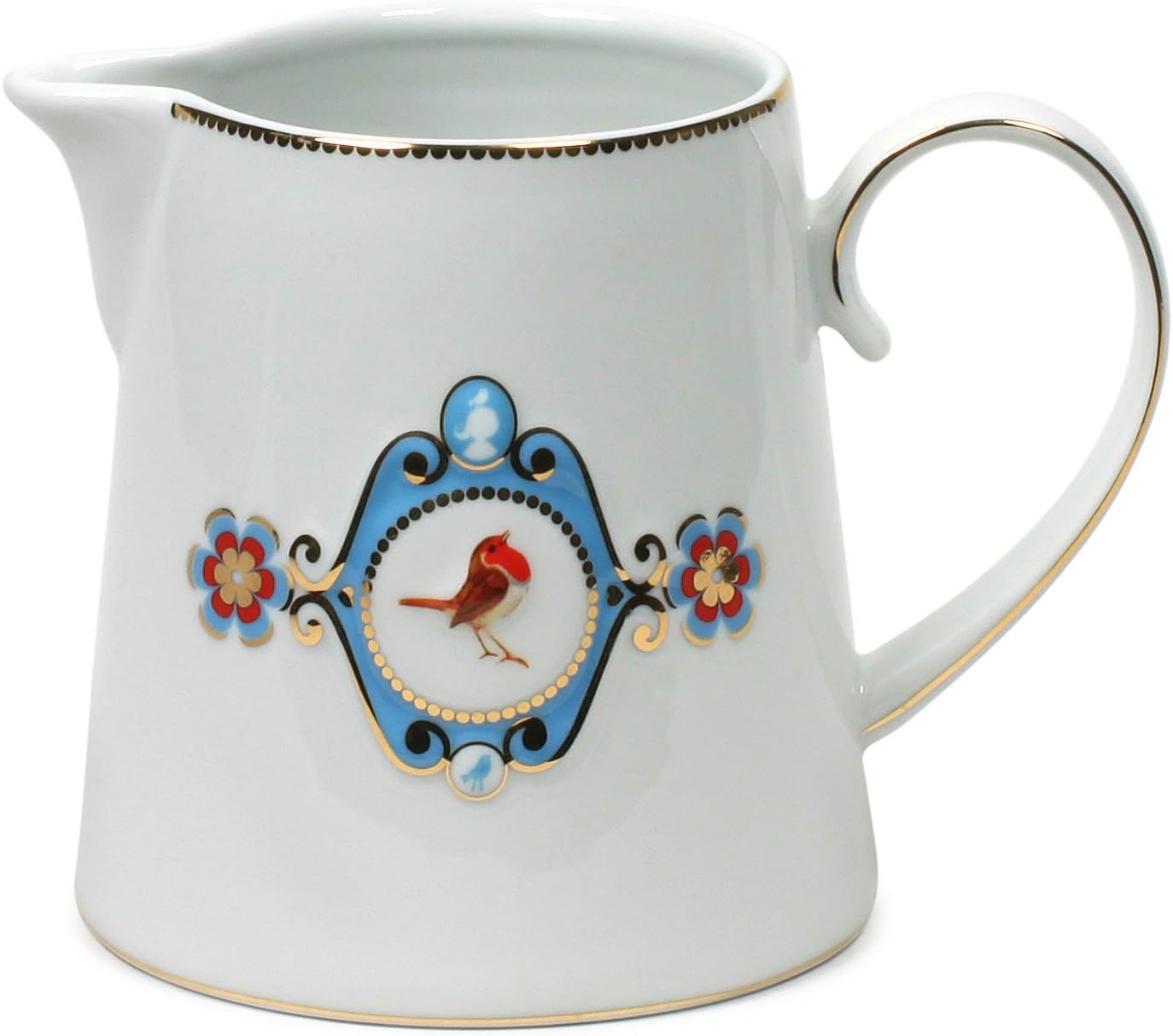 PIP Studio Love Birds Jug, White/Blue