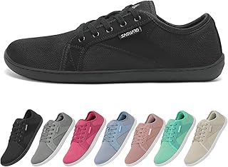 Unisex Knit Barfußschuhe mit Breiter Zehenbox und Zero-Drop Solhe, Luck Ⅰ, Gr. 36-48