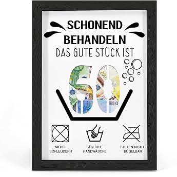 60th Birthday Money Gift Gifts for 60th Birthday Husband / Wife 60th Birthday Card Gently Treat 60 Funny Gift Ideas for 60 Gifts for Friends Family