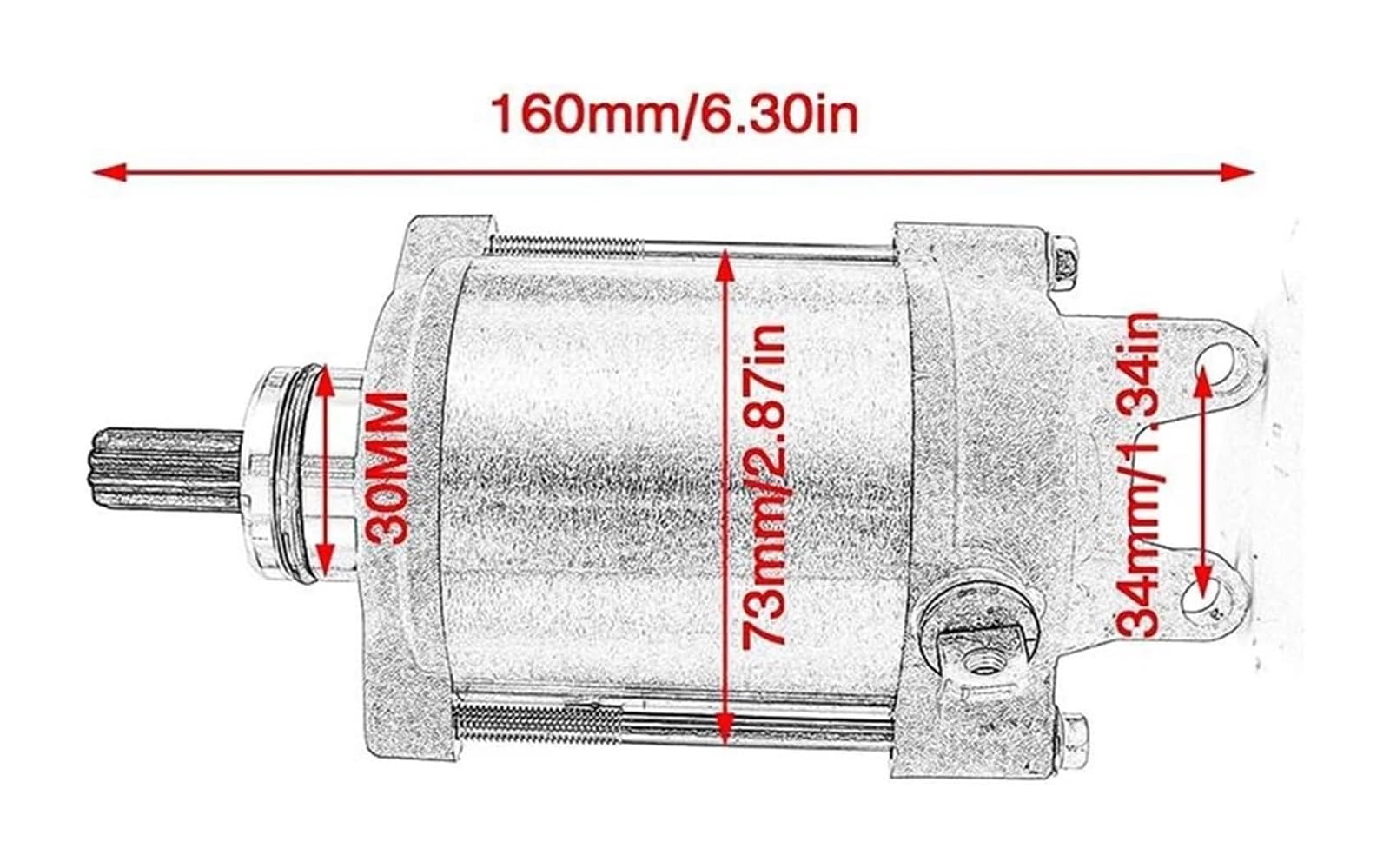 Per Moto Per BMW S1000R S1000XR K49 K69 S1000RR K46 K67 HP4 K42 Gara K60 12418525346 2013-2020 Motore Del Motociclo Motorino Di Avviamento Motorino Di Avviamento