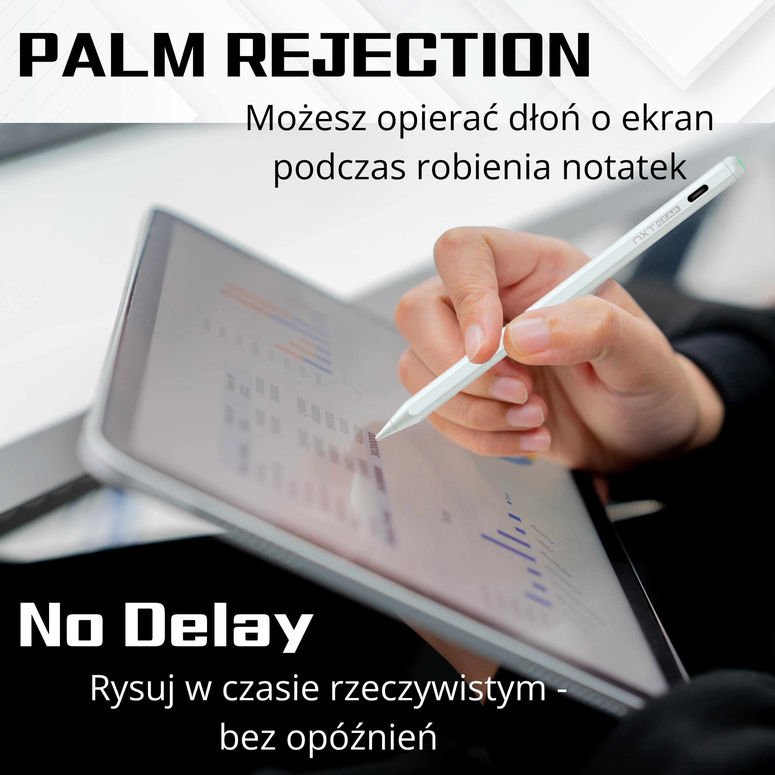 Rysik Pencil do iPad Apple 9 10 AIR PRO 11 13 - Najnowsza generacja - Precyzyjny i czuły - Ładowanie bezprzewodowe - Brak opóźnień - do 12 godzin pracy