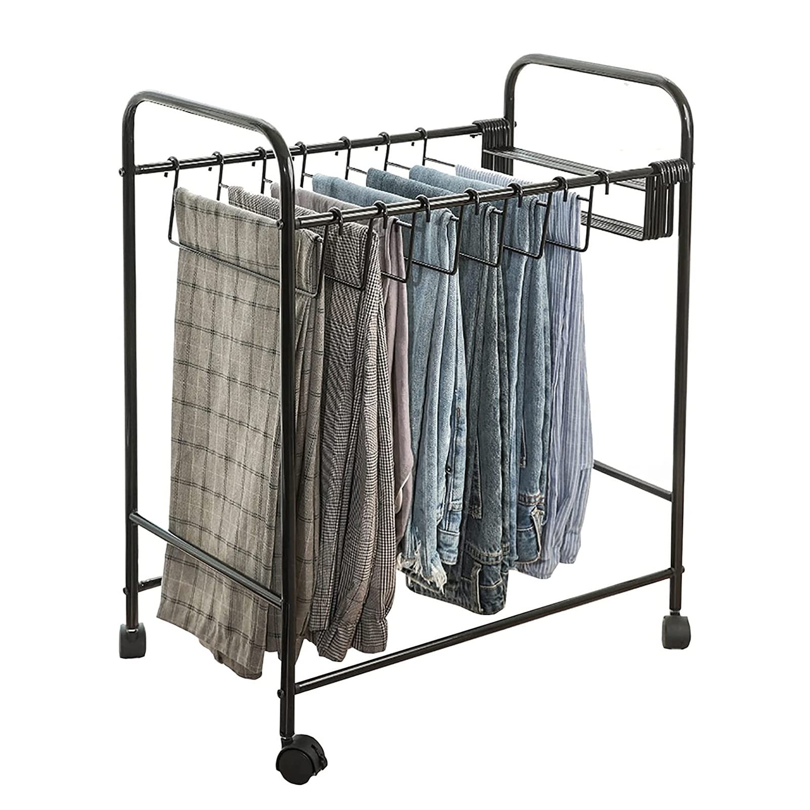 Cintres noirs extra large NIZER porte-chapeaux polyvalent et rangement de chambre
