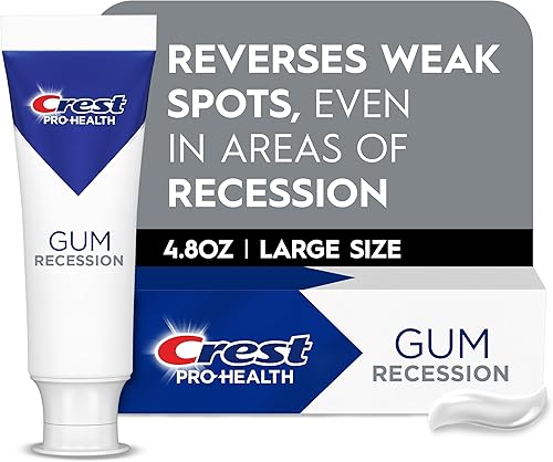 Crest Pro-Health Gum Recession Toothpaste 4.6 oz - Anticavity, Antibacterial Flouride Toothpaste, Clinically Proven, Gum Protection Even in Areas of Recession