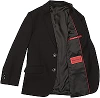 Vista 4 de Marvelous World - Conjunto de traje formal de corte entallado para niños, cintura ajustable