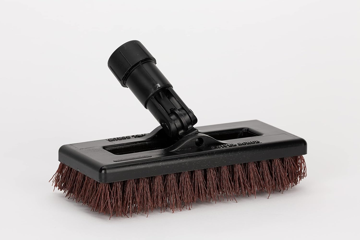 Carlisle FoodService Products 36531027 Swivel Scrub Plastic Block Power Scrub Floor Brush, Nylon Grit Bristles, 8" Length x 3-1/2" Width, 15/16" Bristle Trim, Rust (Pack of 12)