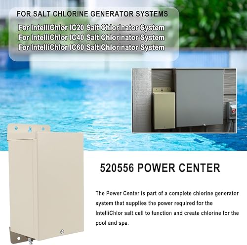 Miniatura 2 de 520556 Power Center Kit de piezas de repuesto para sistemas de control automático IntelliChlor Pool and Spa IC20, IC40, IC60 para sistemas de