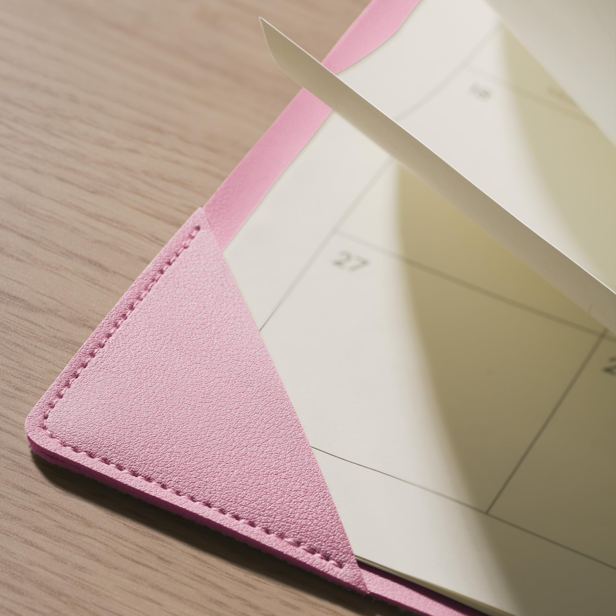 Cabbrix Calendario de escritorio floral (rosa)