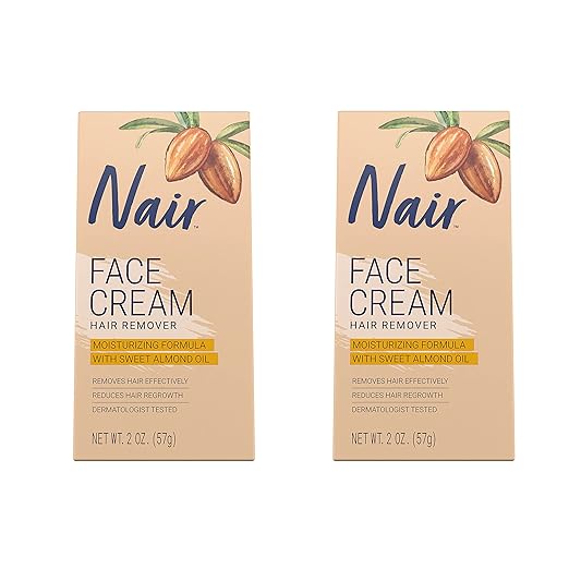 Nair Facial Hair Remover Cream (Pack of 2) Beauty