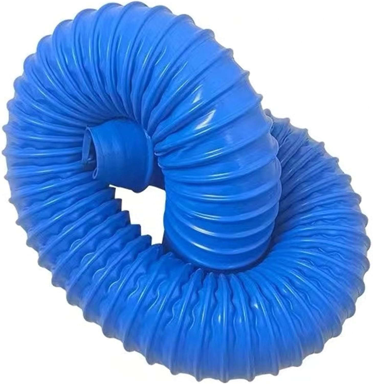 Blue PVC Rubber Duct Vent Hose, Air Ducting Ventilation for Dryer/Vacuum, Outdoor Patio Deck Garden Rain Water Pipe Downpipe(3.28ft,30~300mm)(30mm)