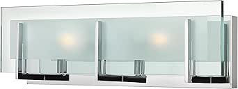 Hinkley Latitude Two Light 120W G9 Bathroom Vanity Fixture, Chrome