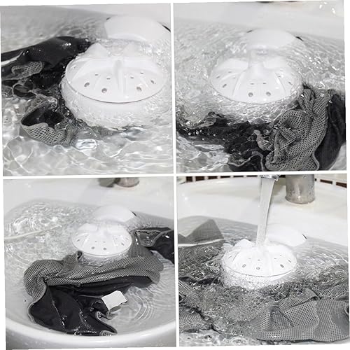 Miniatura 7 de Homoyoyo Mini lavadora portátil USB Turbo Lavadora para viajes, negocios y escuela, simulador de lavado a mano ligero, eliminación de manchas para