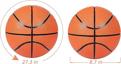 Miniatura 3 de Balón de baloncesto de goma tamaño 3,5 para práctica juvenil, entrenamiento, pelota para exteriores e interiores para estudiantes de escuela, niños