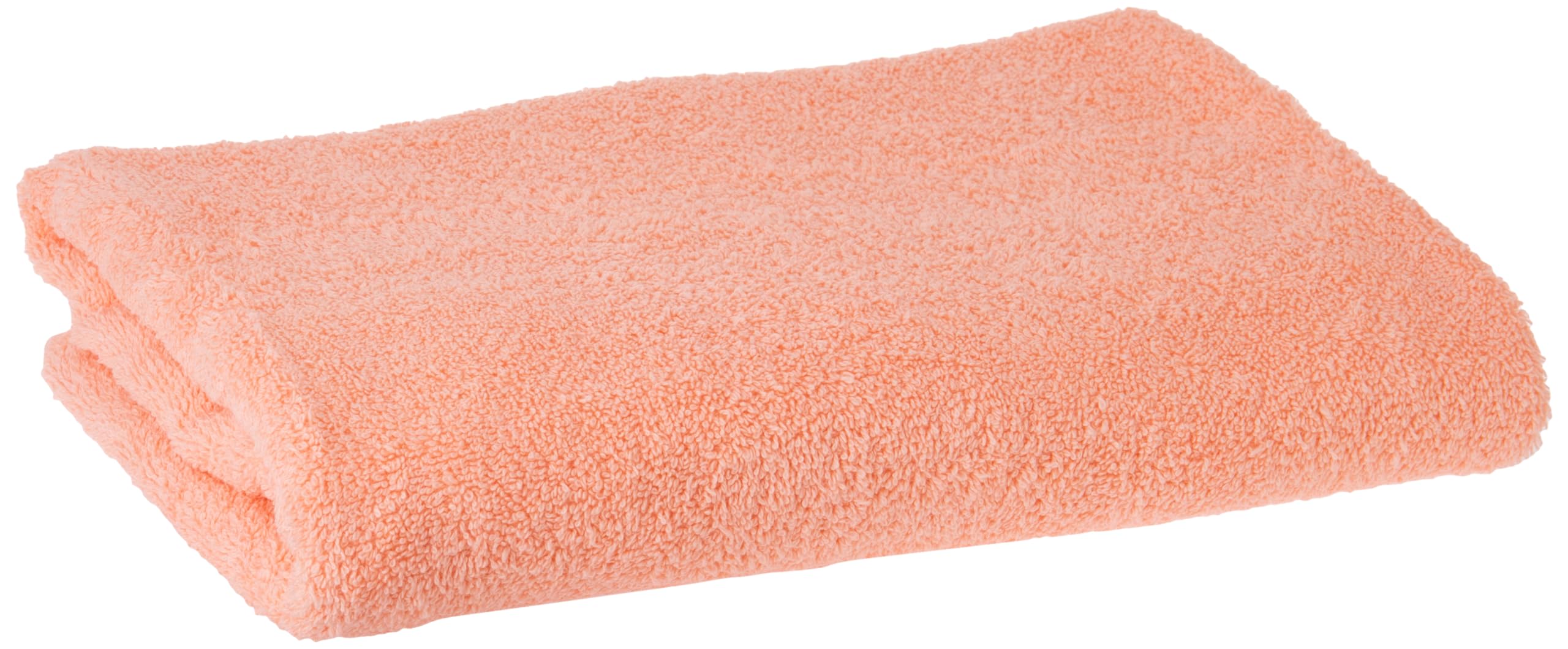 Cotton-Rich 480GSM Terry Ring Spun Bath Towel - Quick-Dry, Highly Absorbent, Soft and Premium Quality for a Spa Experience at Home, Size: 70 x 140 cm, Peach