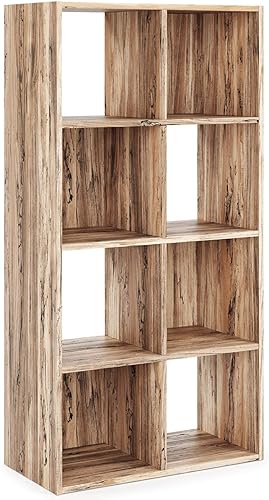 Miniatura 225 de Signature Design by Ashley Paxberry Coastal - Organizador de almacenamiento o librero moderno de 6 cubos, color blanqueado, diseño costero