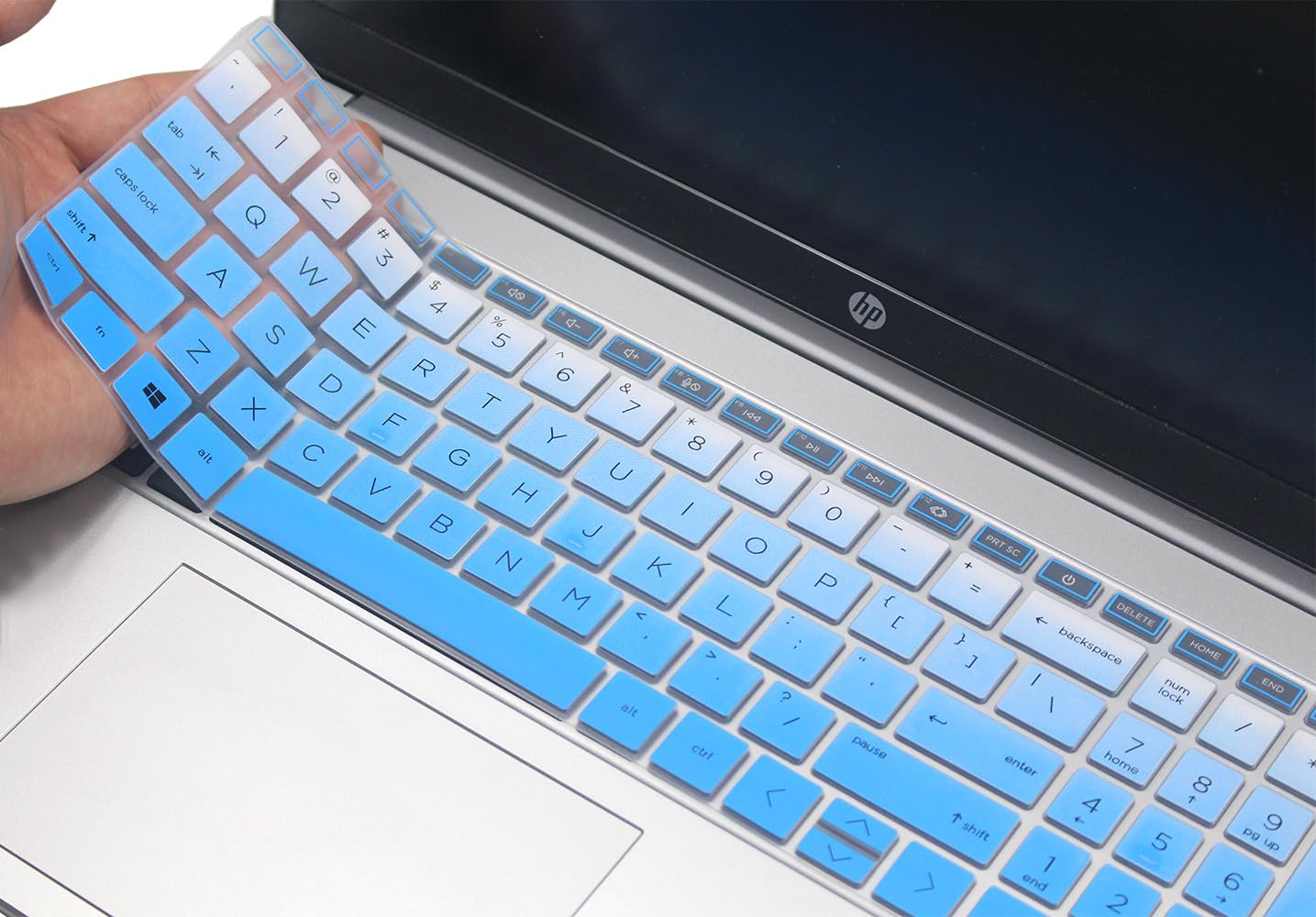 Keyboard Skin Compatible for HP Pavilion 15.6, HP Laptop 15t 15z 17t 17z 15-fc 15-fd 15-eg 15-er 15-eh 17-cn 17-cp Series 15-fc0093dx 15-fd0083wm