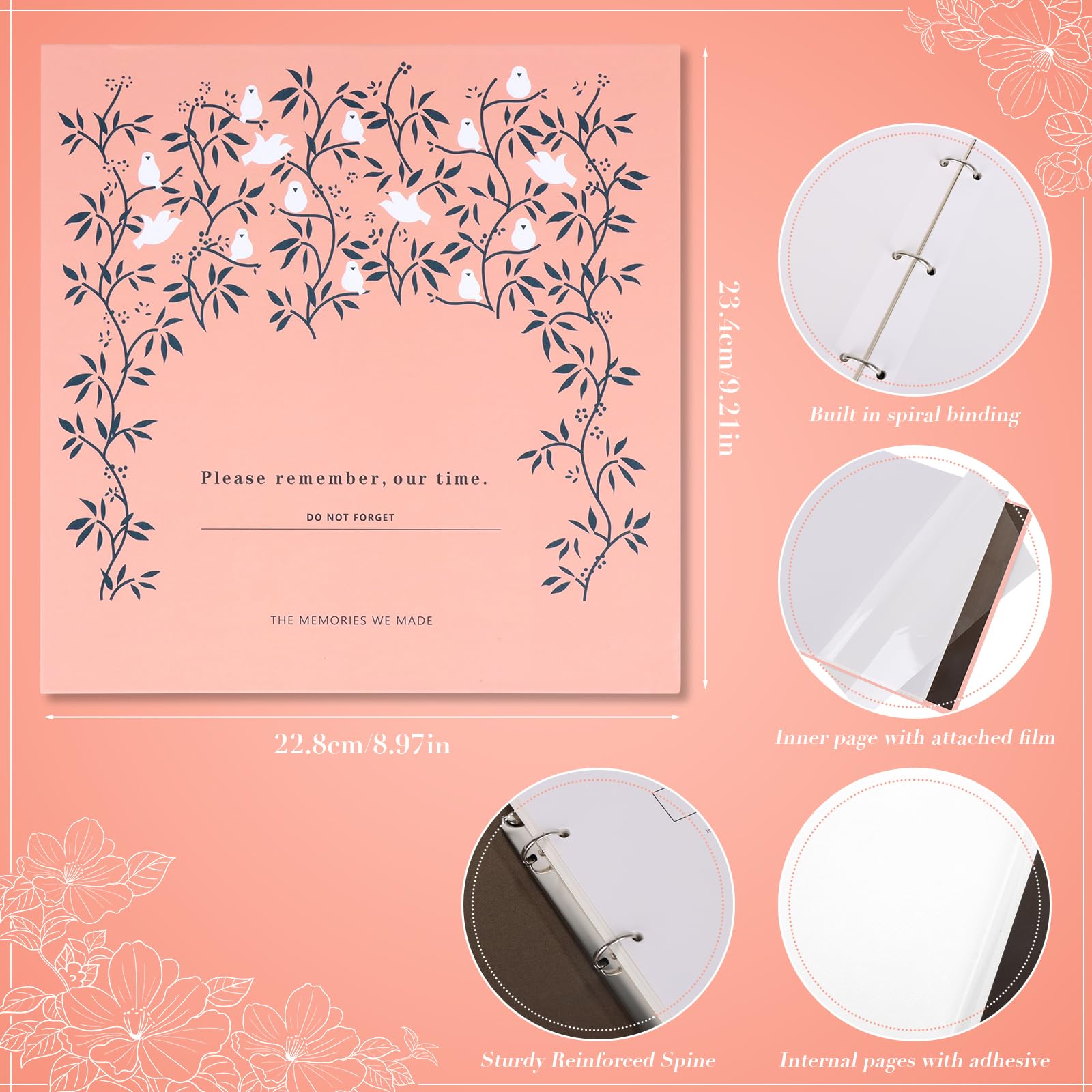 Kit de álbum de fotos de boda, álbum de recortes, letras a la novia