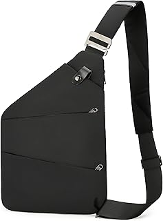 Mountain Land Anti Theft Crossbody Travel Bags for Women Men Cross Body Slim Sling Handbags with S Hook Antitheft