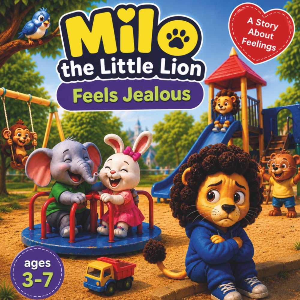 Milo Feels Jealous: A Gentle Story About Jealousy, Friendship, and Self-Confidence (Milo Big Feelings Series)