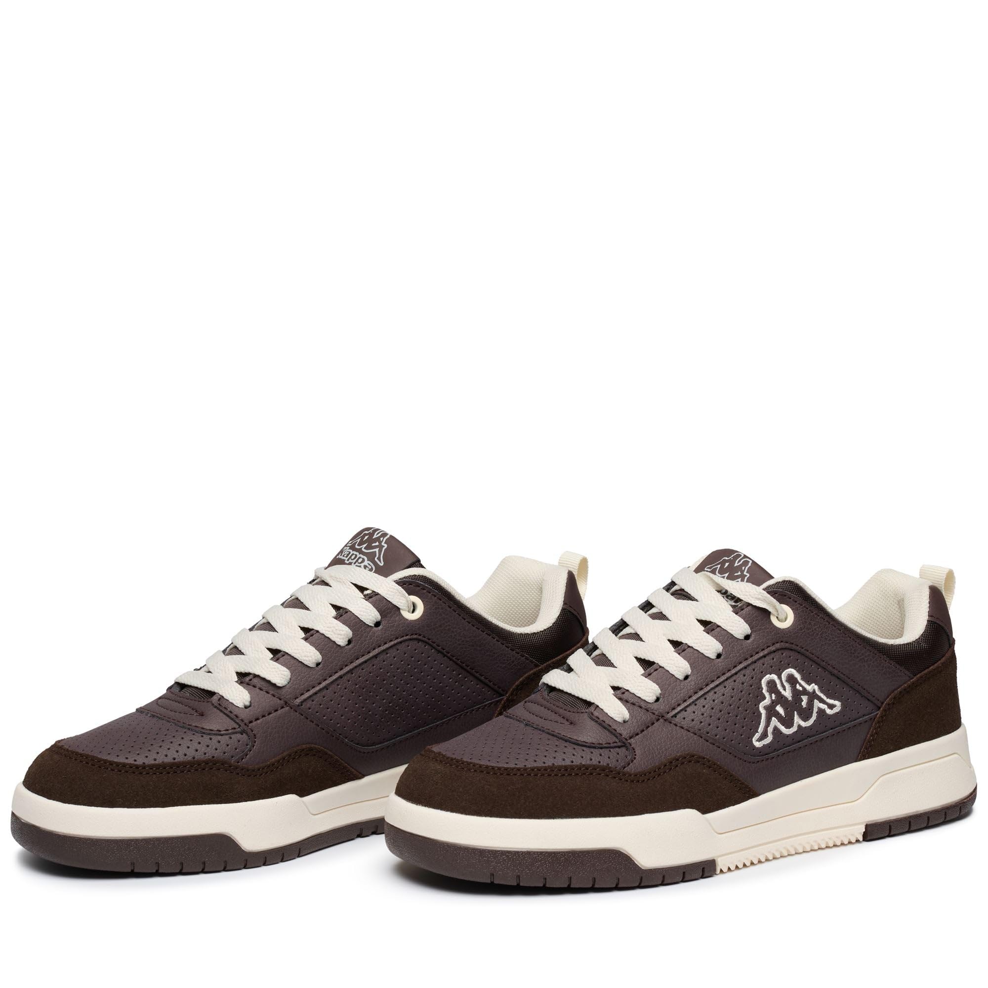 Kappa Mens Logo Manis Athletic Shoes, Brown Mole White Tofu, 9.5 UK