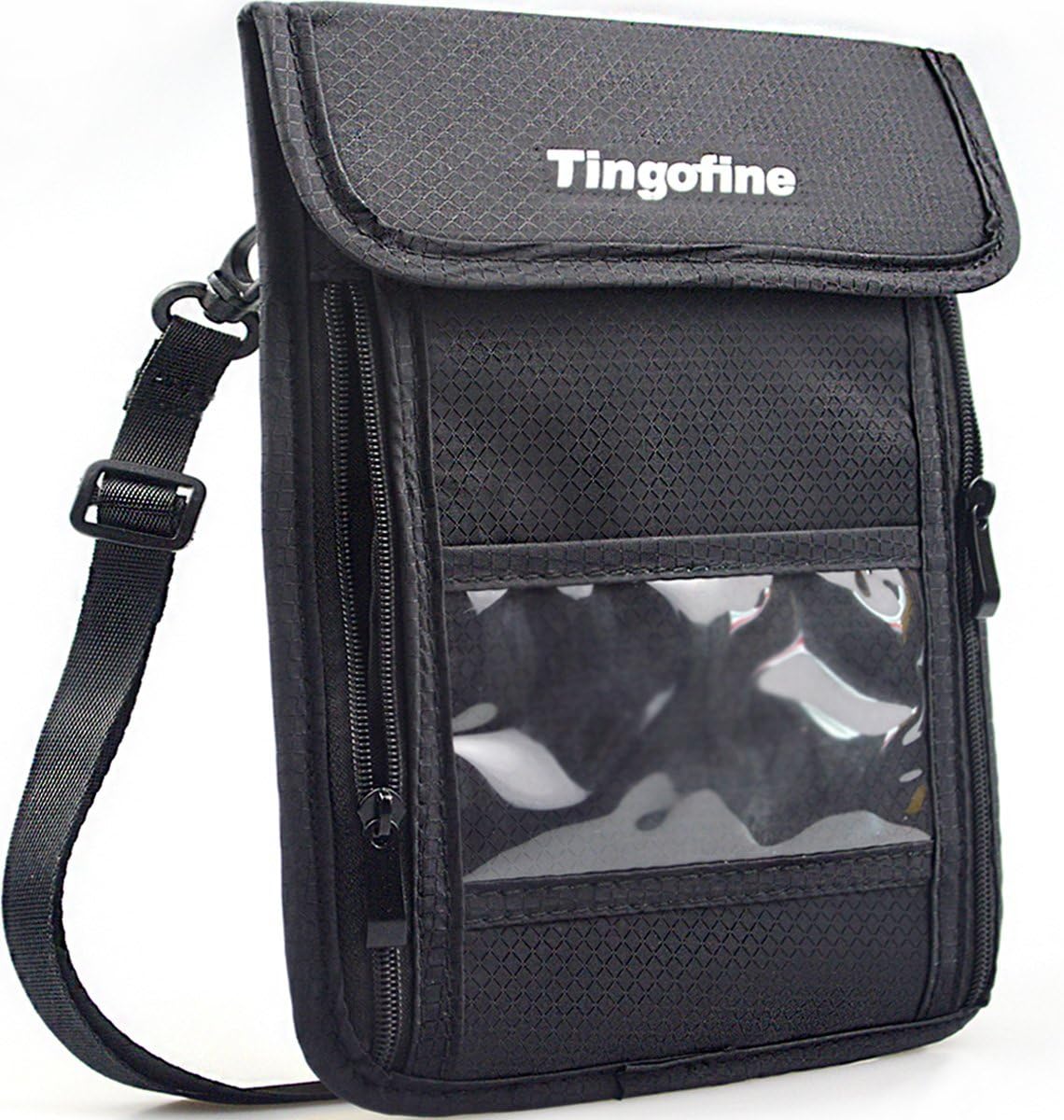 TripYee - Travel Wallet / Neck Wallet and RFID Passport Holder Neck - Durable - Black