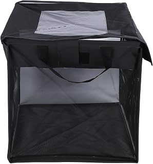 Yosoo Leakproof Mesh Garbage Box, Portable Outdoor Trash Bag, Reusable Collection Bag for Camping, Hiking, Beach