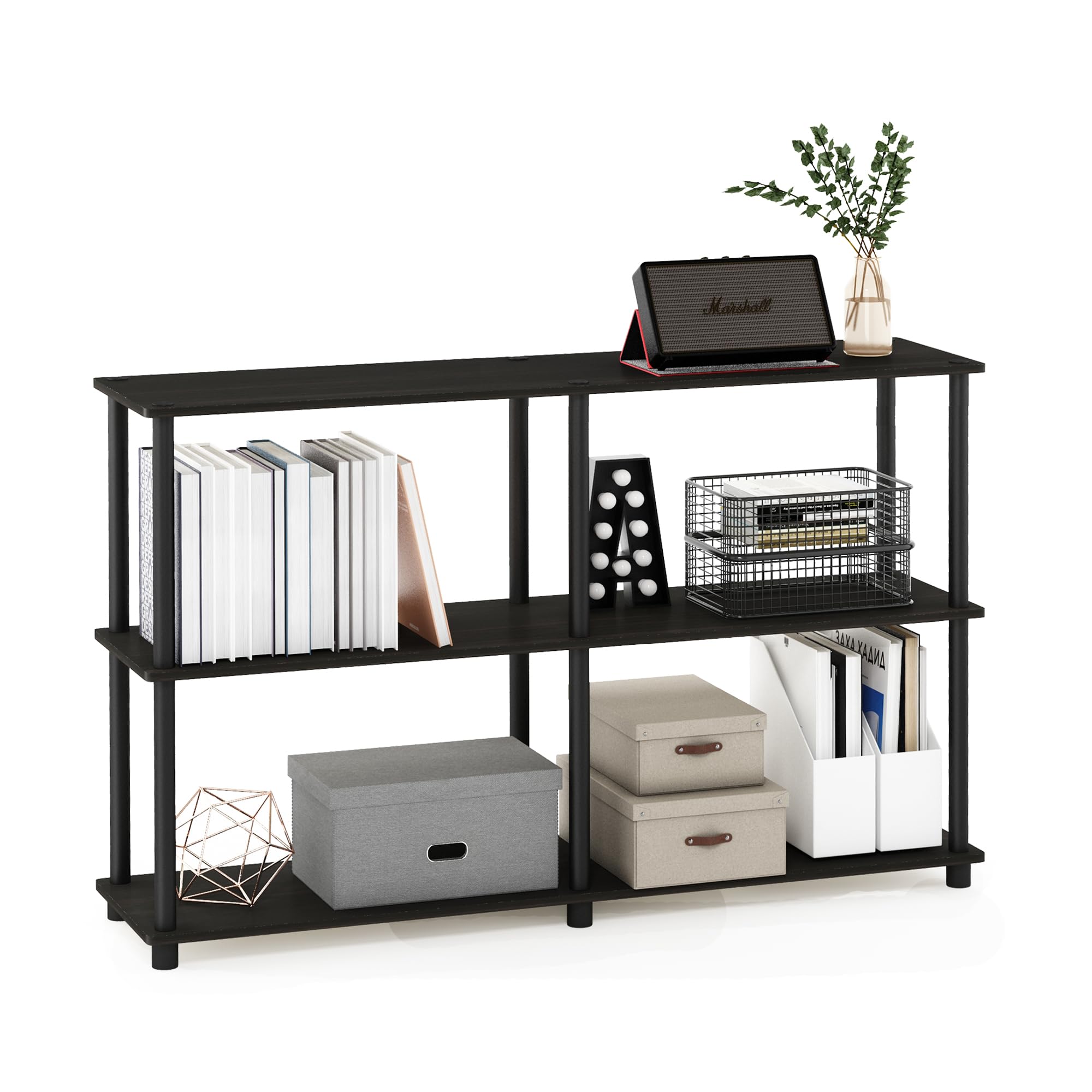 Amazon.com: Furinno TURN-N-TUBE Storage Shelves, 3-Tier 47.4 Wide