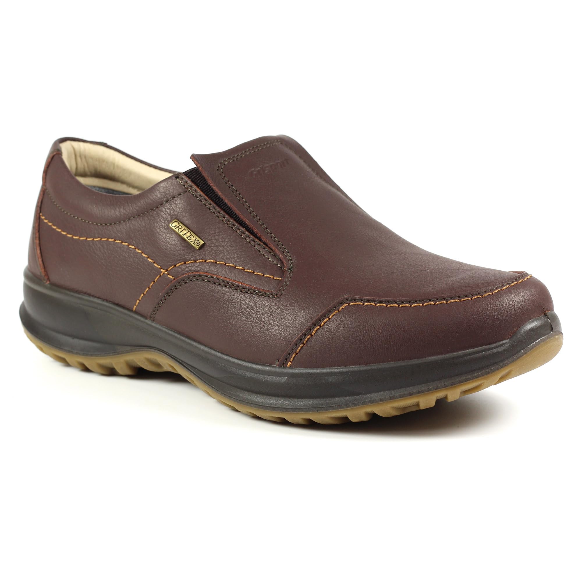 Grisport Men's Melrose Slip on shoes, Brown, 10 UK