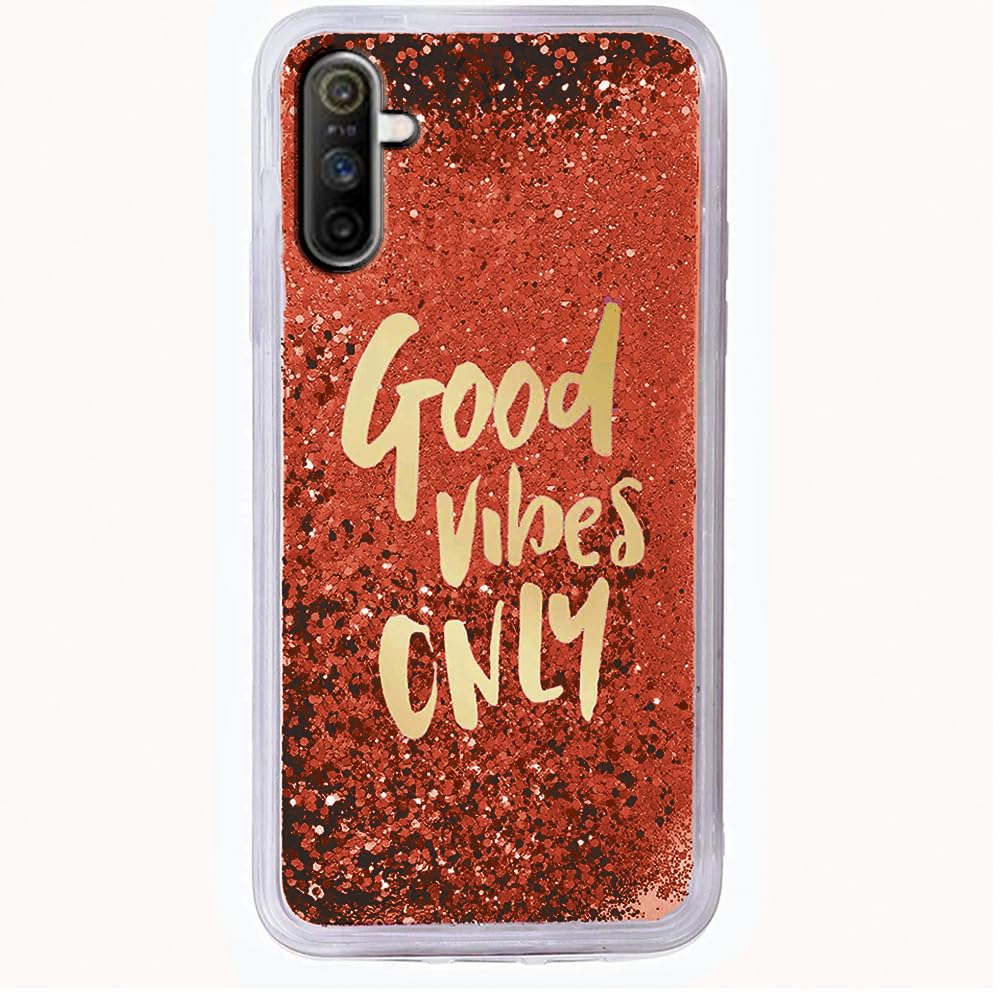 Etechnic Realme Narzo 10 Back Cover, Moving Liquid Glitter and Sparkle Good Vibes Only Back Cover for Realme Narzo 10 (B0CK5HPGWV) Amazon Price History, Amazon Price Tracker