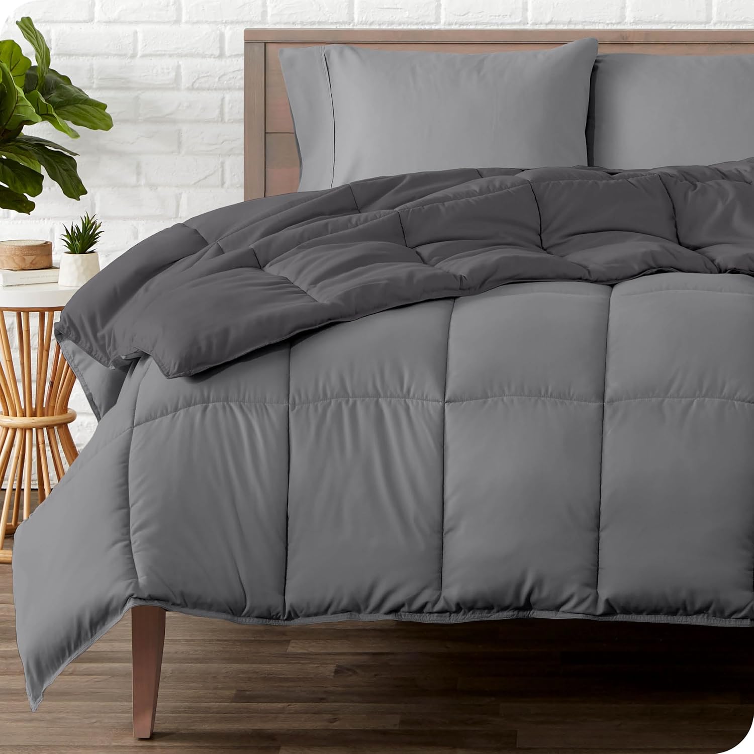 Bare Home Twin/Twin Extra Long Comforter Reversible