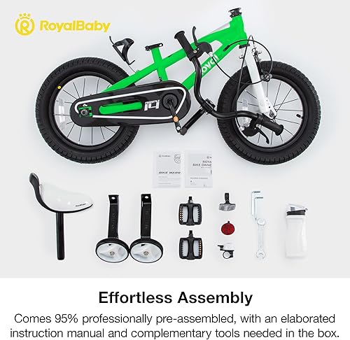 Miniatura 3 de RoyalBaby Kids Bike EZ Balance to Pedal Dual Handbrake Toddlers Boys Girls Bicycle 12-20 Inch for Age 3-10 Years