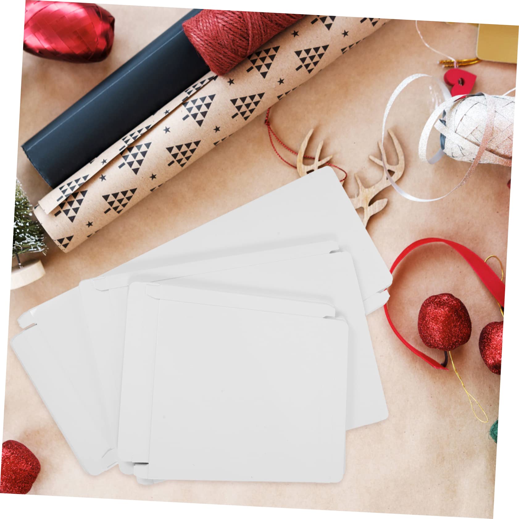BCOATH Weiße Geschenkboxen aus Papier mit Deckel in 3 Verschiedenen Größen 15 Stück Praktische Geschenkverpackungen für Einzelhandel und Party Favor
