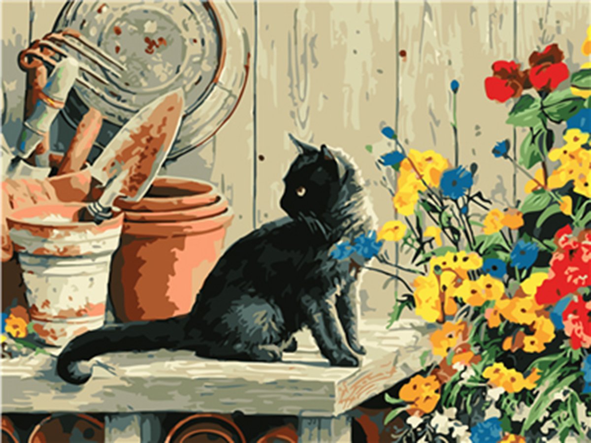 Shukqueen Paint by Number, DIY Oil Painting for Adults, Kids, Beginner's, 16X20 Inch, Frameless