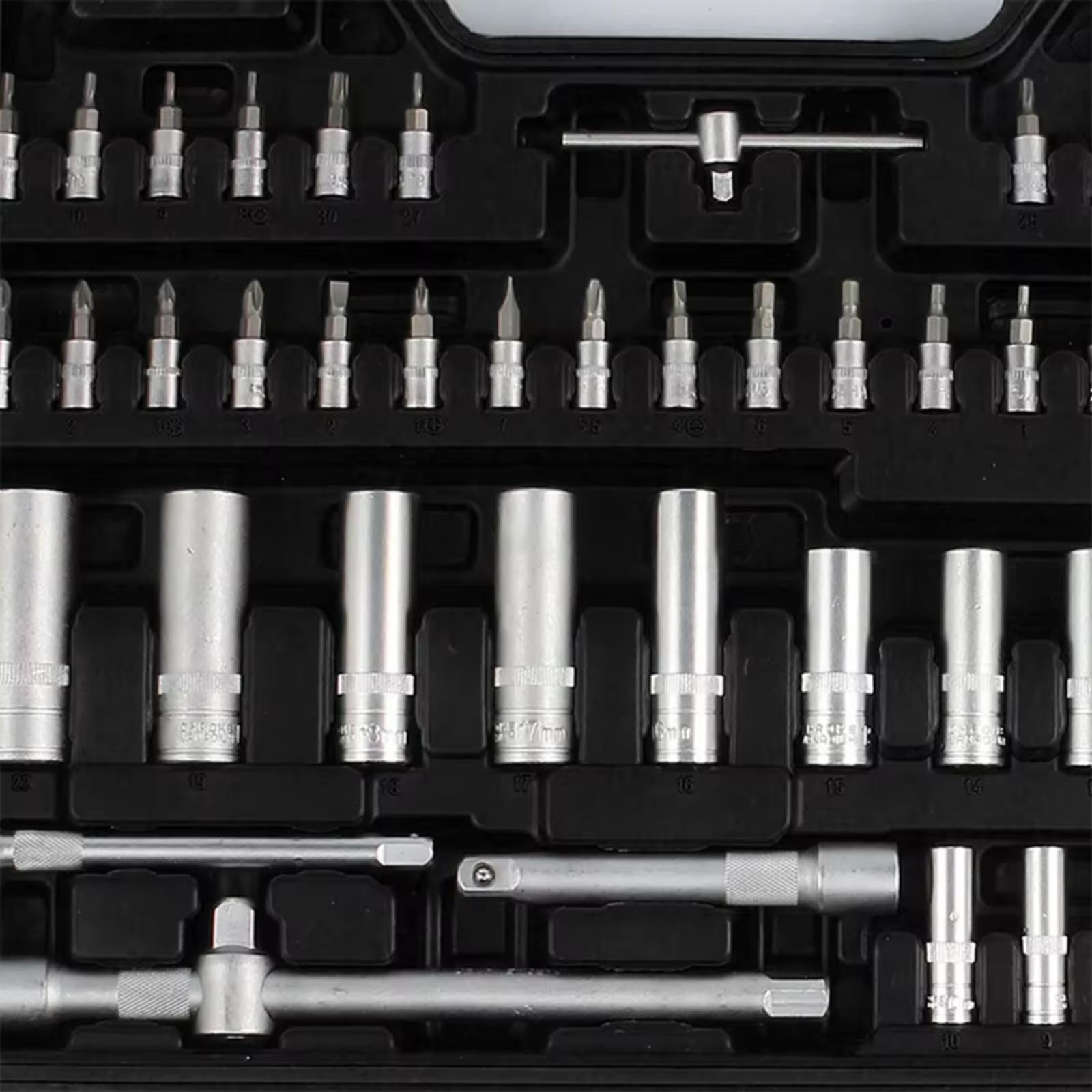 Set di attrezzi meccanici 171 Pz Set Di Chiavi A Bussola Cricchetto Chiave Dinamometrica Per Combo Kit 1/4 3/8 1/2 Chiave A Cricchetto Punte Per Cacciavite Strumento Manuale